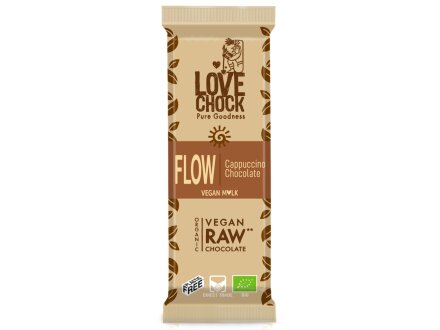 LOVECHOK | FLOW Cappuccino Schokolade |  8x35g | BIO Rohkostschokolade - NEW