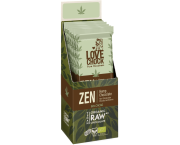 LOVECHOK | "Zen" Hanf Schokolade |  8x35g | BIO Rohkostschokolade MHD 24.08.2023