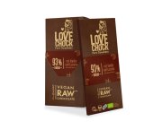 LOVECHOCK | Tafel | 93% Kakao Vanille & Lucuma | 8x70g | BIO Rohkostschokolade